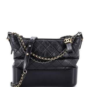Chanel Gabrielle Hobo Quilted Aged #241153C24B